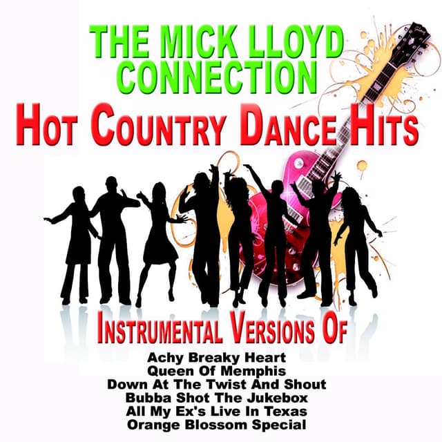 Album cover art for Hot Country Dance Hits