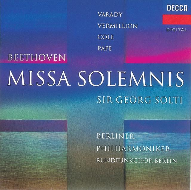 Album cover art for Beethoven : Missa Solemnis
