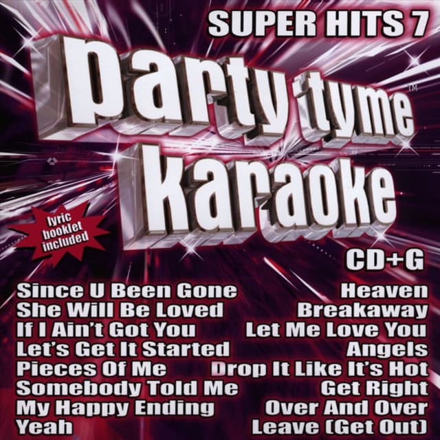 Album cover art for Party Tyme Karaoke: Super Hits 7