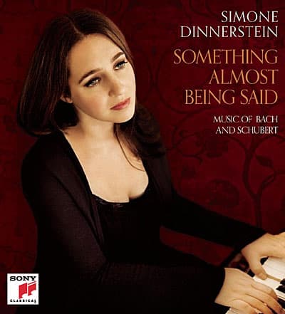Album cover art for Something Almost Being Said : Music of Bach and Schubert