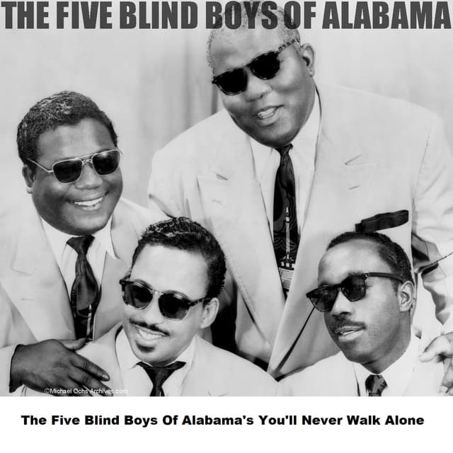 Album cover art for The Five Blind Boys of Alabama's You'll Never Walk Alone
