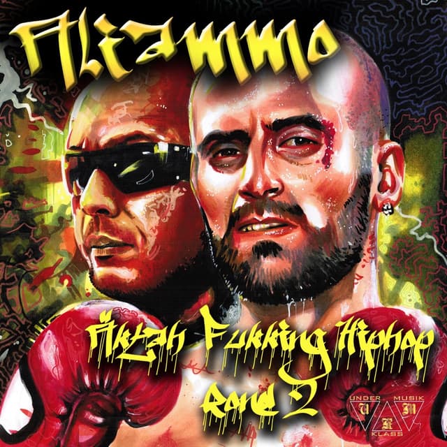 Album cover art for Äktah Fukking Hiphop Rond 2