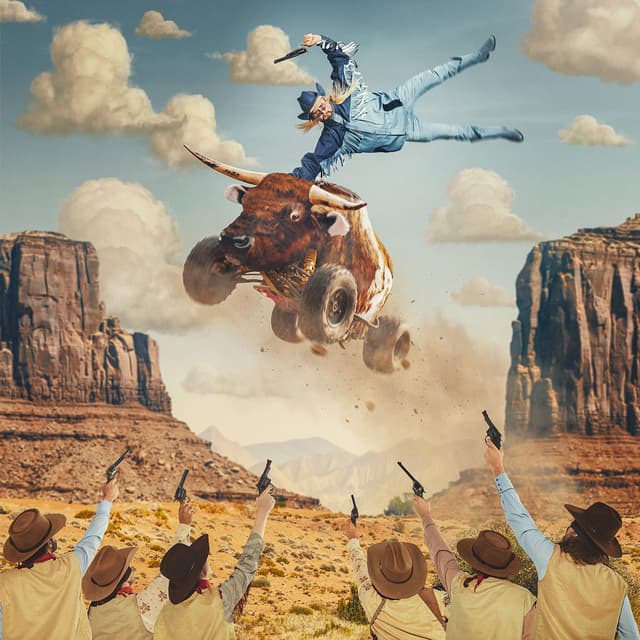 Album cover art for Cowboy Tears