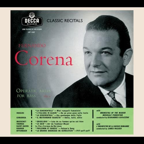 Album cover art for Fernando Corena / Classic Recital