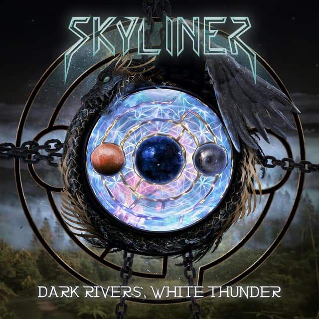 Album cover art for Dark Rivers, White Thunder