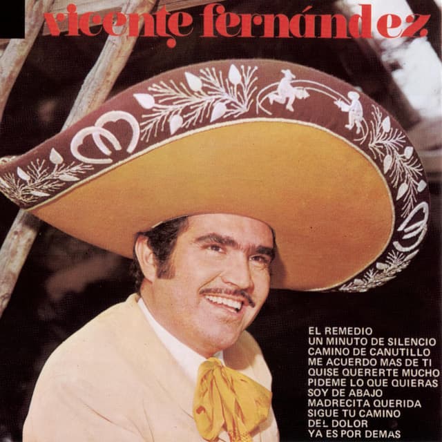 Album cover art for Vicente Fernández