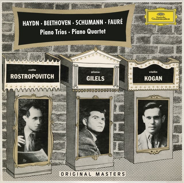 Album cover art for Haydn: Piano Trios H.XV Nos.16 & 19 / Beethoven: Piano Trios WoO38 & Op.97 / Schumann: Piano Trio Op
