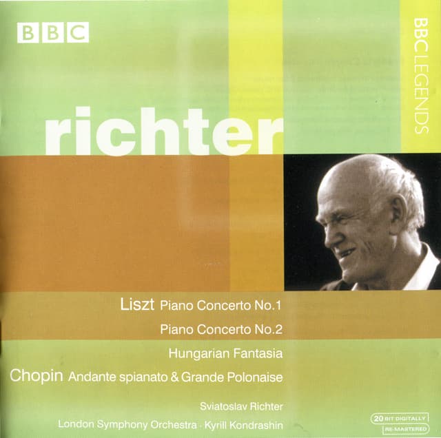 Album cover art for Liszt - Chopin