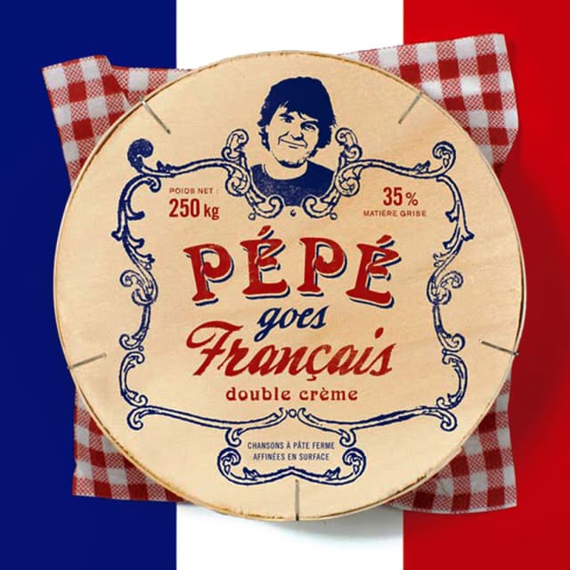 Album cover art for Pépé Goes Français