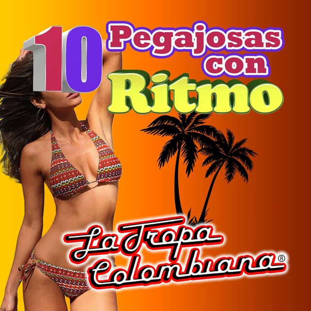 Album cover art for 10 Pegajosas Con Ritmo