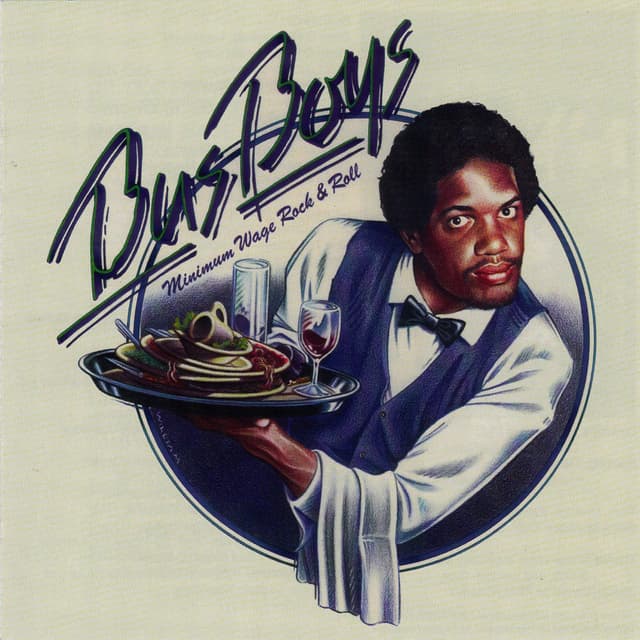 Album cover art for Minimum Wage Rock 'n Roll The BusBoys