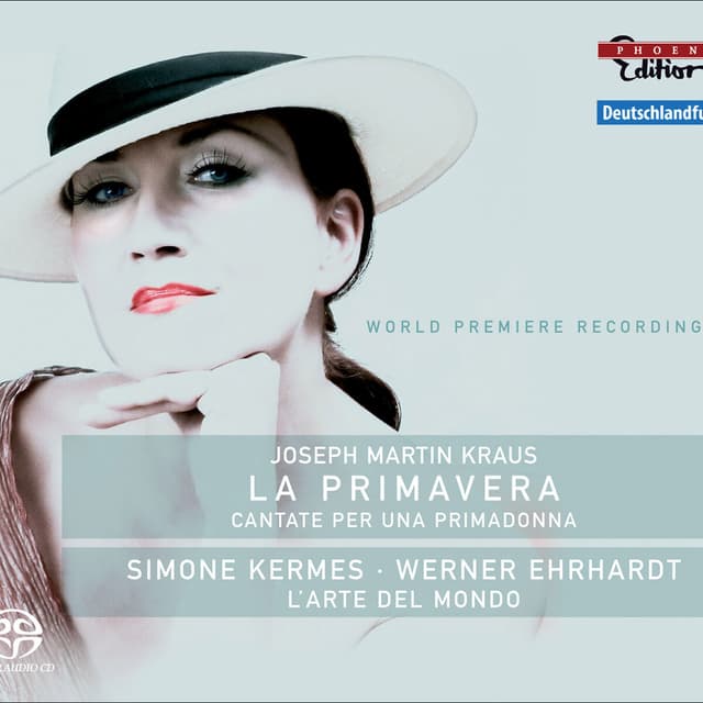 Album cover art for Kraus: La Primavera - Cantate Per Una Prima Donna