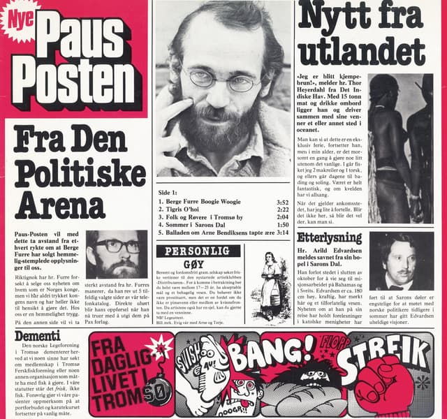 Album cover art for Nye Pausposten