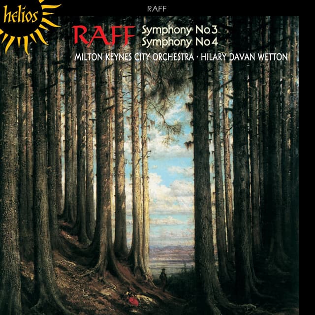 Album cover art for Raff: Symphonies Nos. 3 & 4