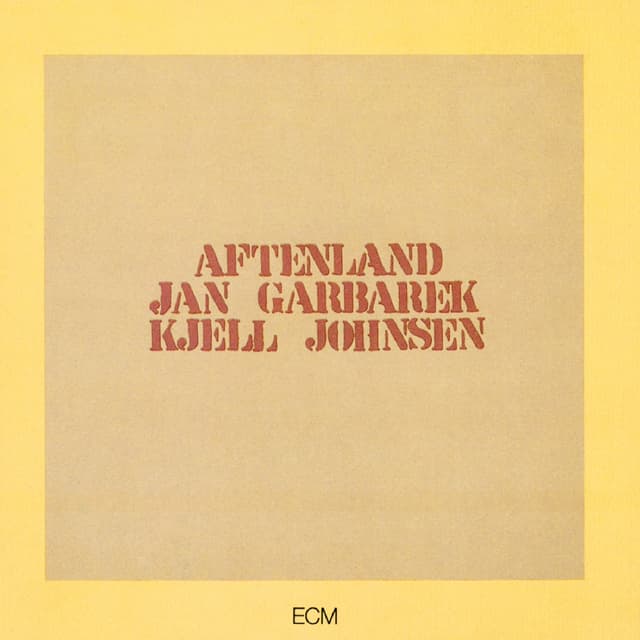 Album cover art for Aftenland