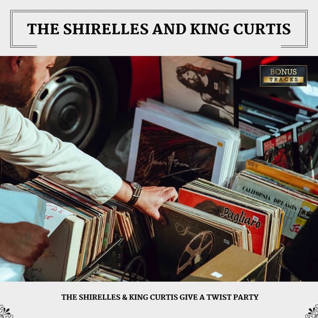 Album cover art for The Shirelles & King Curtis Give a Twist Party
