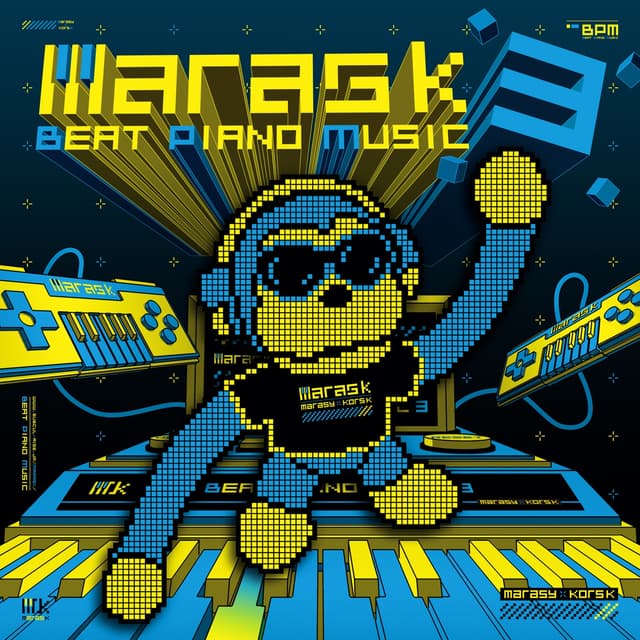Album cover art for Beat Piano Music 3 (Different Edition)