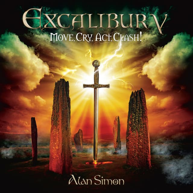Album cover art for Excalibur V: Move, Cry, Act, Clash!