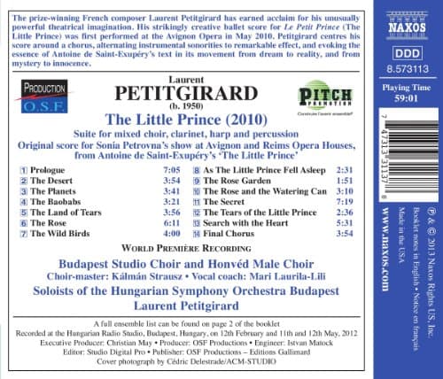 Album cover art for Le Petit Prince