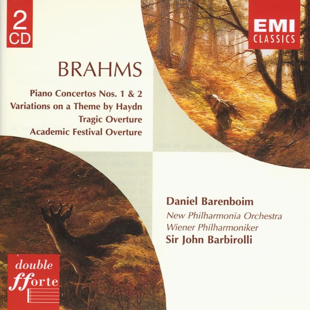 Album cover art for Brahms: Piano Concertos - Overtures Etc. - Barenboim: Barbirolli