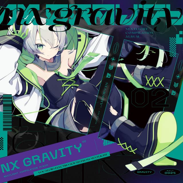 Album cover art for NX GRAVITY 02
