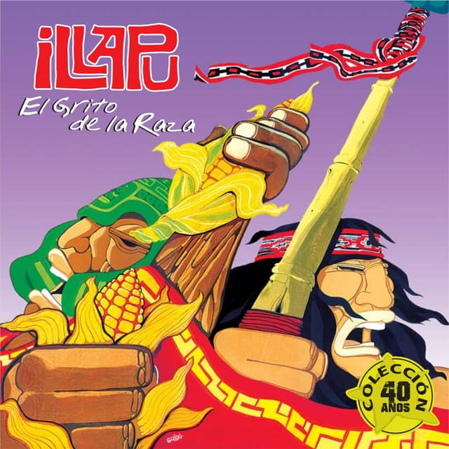 Album cover art for El grito de la raza