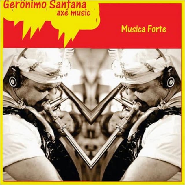 Album cover art for Axé Music Música Forte