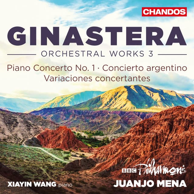 Album cover art for Ginastera: Orchestral Works, Vol. 3