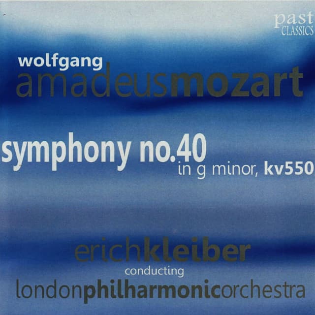 Album cover art for Mozart: Symphony No. 40 In G Minor, K. 550