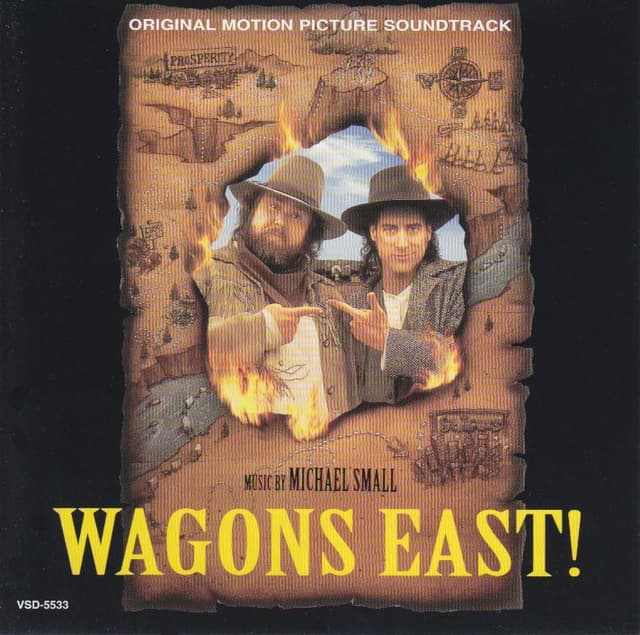 Album cover art for Wagons East!