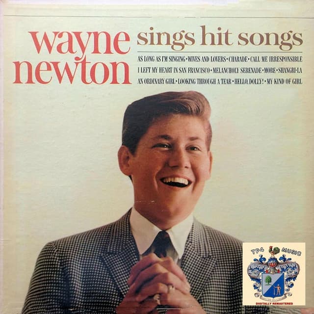 Album cover art for Wayne Newton Sings Hit Songs