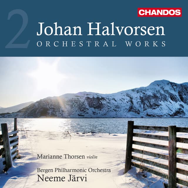 Album cover art for Halvorsen Orchestral Works Vol. 2