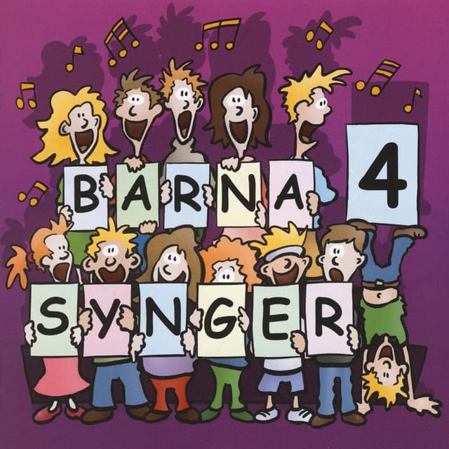 Album cover art for Barna Synger 4
