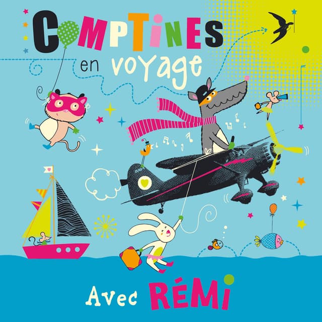 Album cover art for Comptines en voyage avec Rémi