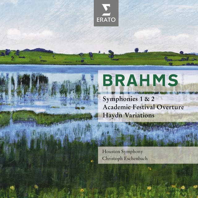 Album cover art for Brahms : Symphonies No.1 & 2, Overtures