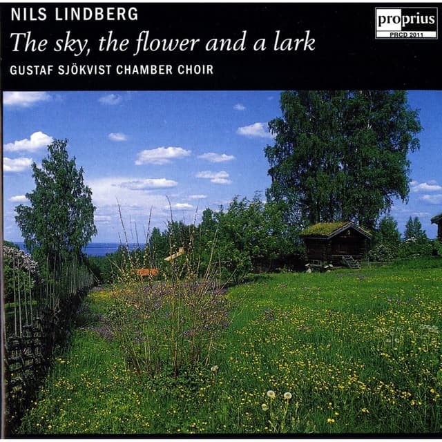 Album cover art for The sky, the flower and a lark