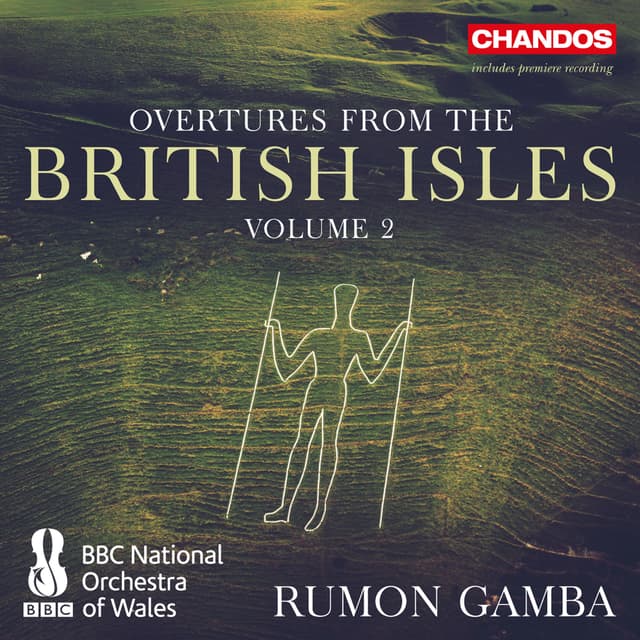Album cover art for Overtures from the British Isles, Vol. 2