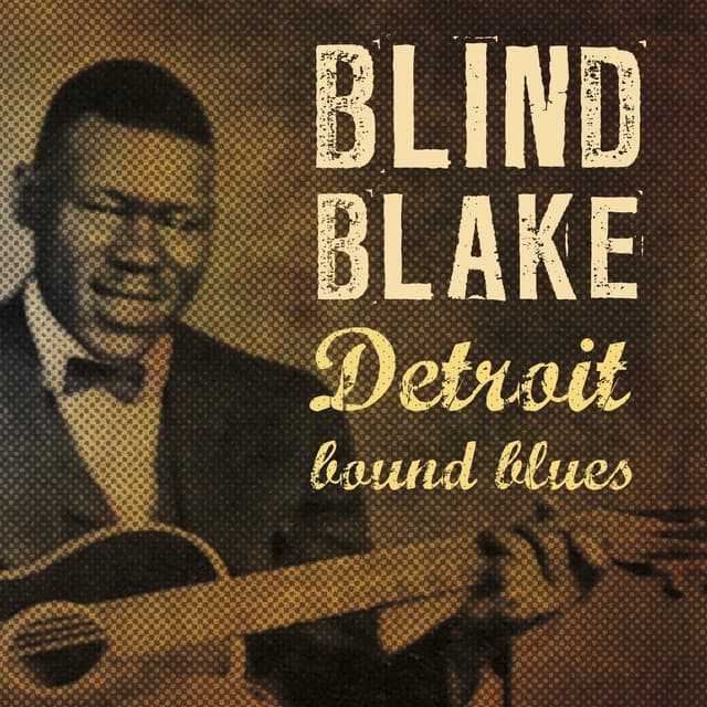 Album cover art for Detroit Bound Blues