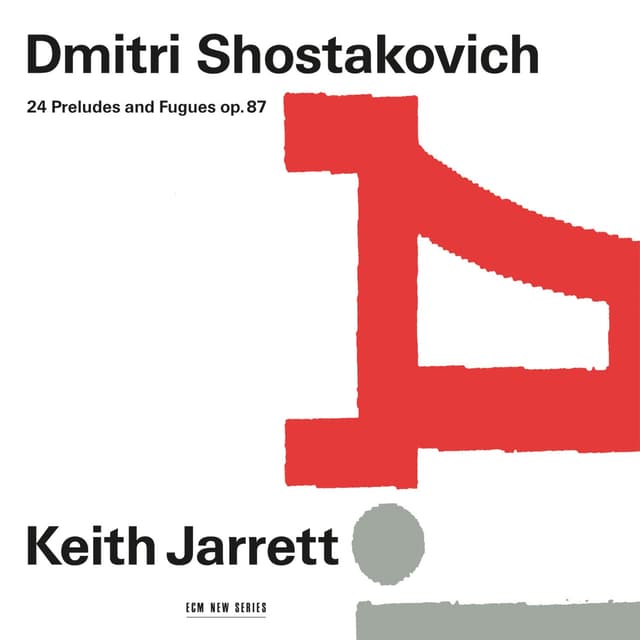 Album cover art for Shostakovich: 24 Preludes and Fugues Op.87