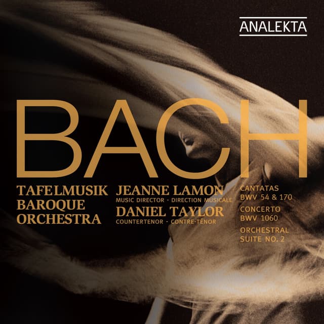 Album cover art for J.S. Bach: Cantatas BWV 70 & 154; Concerto BWV 1060; Orchestral Suite No. 2