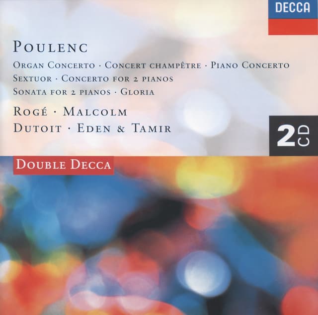 Album cover art for Poulenc: Piano Concerto/organ Concerto/gloria Etc.