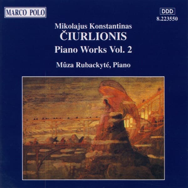 Album cover art for Piano Works, Volume 2