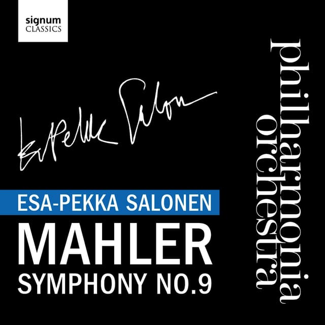 Album cover art for Mahler 9