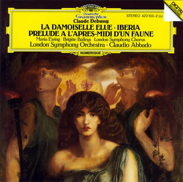 Album cover art for La Damoiselle Élue - Iberia - Prélude à l'Après-Midi d'Un Faune
