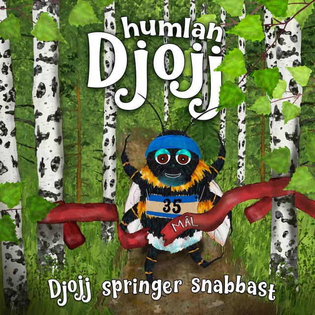 Album cover art for Djojj springer snabbast