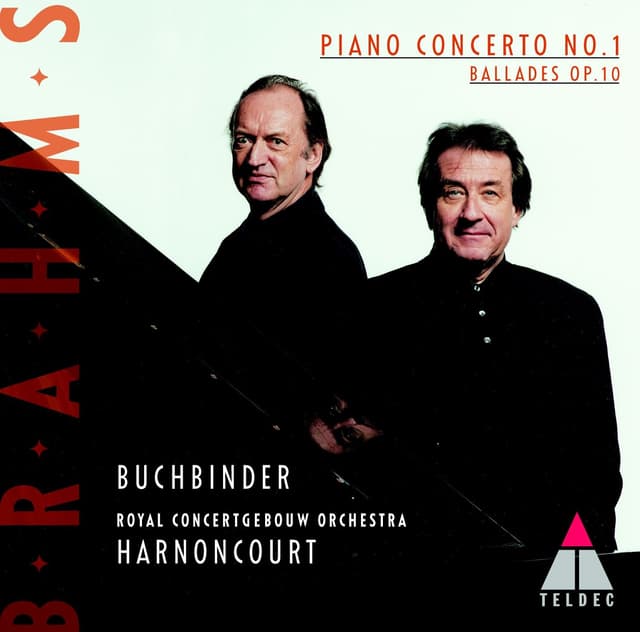 Album cover art for Brahms : Piano Concerto No.1 & 4 Ballades
