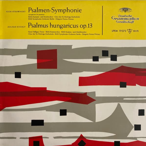 Album cover art for Stravinsky: Symphonie de psaumes - Kodály: Psalmus Hungaricus