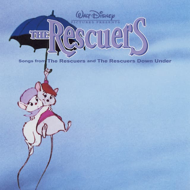 Album cover art for The Rescuers - Songs from The Rescuers and The Rescuers Down Under