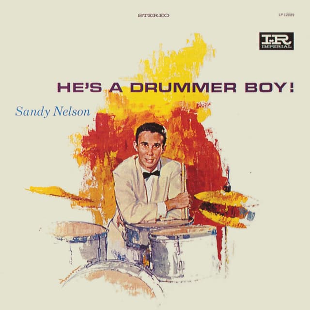 Album cover art for He's a Drummer Boy!