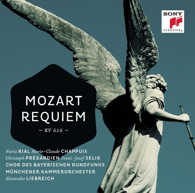 Album cover art for Mozart : Requiem.
